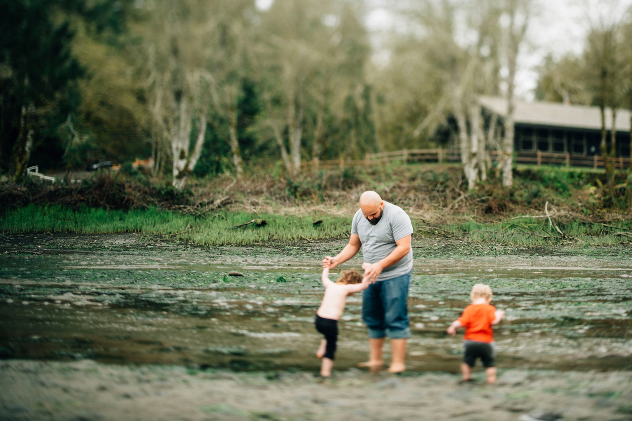 play in the river