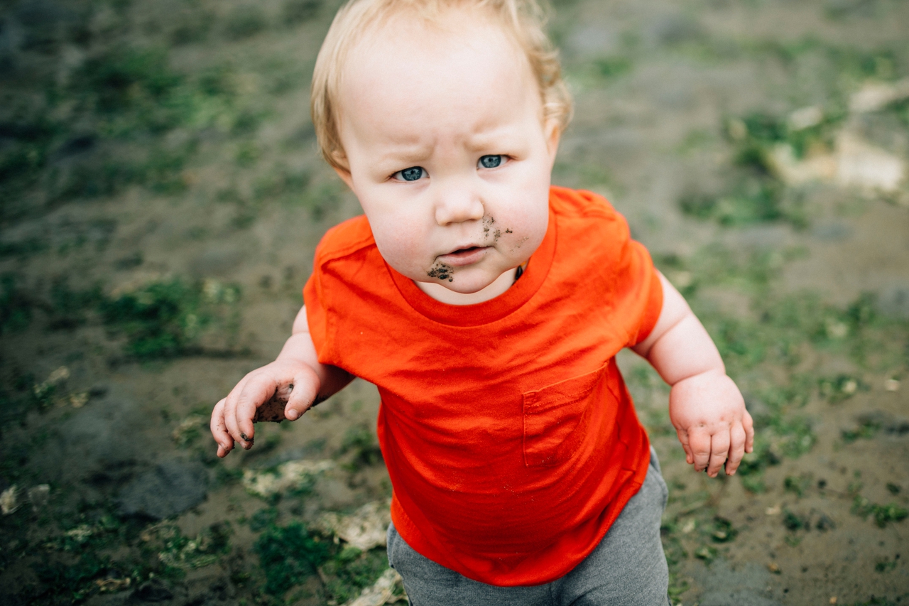 baby ate some sand